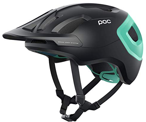 POC Axion Spin Fahrradhelm, Uranium Black/Fluorite Green Matt, M-L (55-58cm)