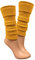 Gamaschen Damen Stulpen Beinwärmer Beinstulpen Stulpen Legwärmer Strümpfe Overknees 092 (Gelb)