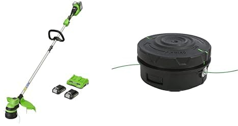Greenworks Akku-Rasentrimmer + Trimmerkopf 2mm Fadendurchmesser
