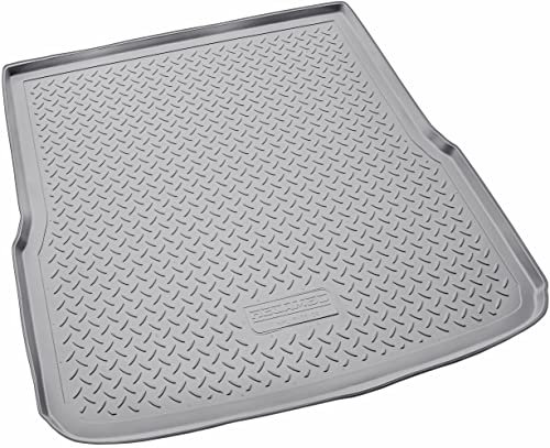 Recambo Gummi Kofferraumwanne Premium passend für Audi A6 C6 Avant & Allroad | BJ 2005-2011 | passgenau mit Rand | Grau