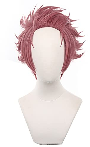 Anime Cosplay Perücke für Blue Lock Sae Itoshi Cosplay Perücke Braunes kurzes lockiges Haar für Männer Jungen mit gratis Perückenkappe