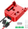 1 Packs Power Wheel Adapter for Milwaukee M18 Battery Adapter 18V Power Wheel Battery Conversion Kit with Switch, Fuse & Wire Terminals, 12AWG Wire, Power Connector for DIY Rc Car Toys and Robotics