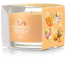 Yankee Candle Votivkerze mit Mango-Eiscreme-Füllung