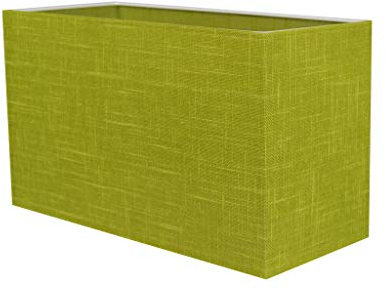alfalux Transparenter Lampenschirm 24x10x14H Schirm E27 für Hängelampe Deckenlampe Tischlampe mit E27 Lampenschirme für Wohnzimmer Schlafzimmer Kinderzimmer Transparent JULIA 7 (HELLGRÜN)