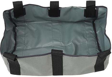 Rollatortasche, Tragbarer Rollstuhlkorb mit Haken und Schlaufe für Mobilitätshilfen (Grau)