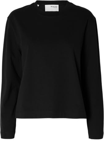 SELECTED FEMME Female T-Shirt Langärmeliges Boxy | T-shirt