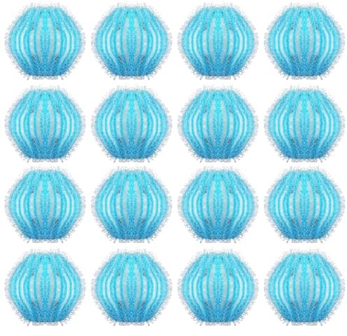 16Pcs Washing Balls,Washing Machine Cleaner Pet Hair Remover Dissolver Washing Machine Hair Catcher for Laundry Washing