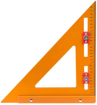 Saker-Positionierungsdreieck-Lineal, 2-in-1-Dreieck-Lineal, Winkelmesser, Markierungslineal für Ingenieur, , Dreieckslineal, Messung, Lochpositionierung, Präzisionsmarkierungslineal