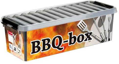 BBQ Box 9,5 Liter - Aufbewahrungsbox Sortimentskiste Grillutensilien Grillwerkzeuge