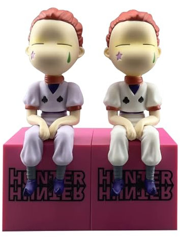 Jilijia Hisoka Noodle Stopper Figur Hisoka Look Up Figur Hisoka Q Version des Dutts Gesicht Anime Ornamente