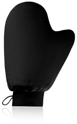 TPZORJX 1 Uds. Aplicador de guante autobronceador-guantes de loción bronceadora reutilizables guante de bronceado para aerosol, manos manchadas, negro reutilizable