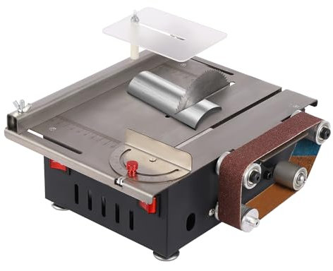 Sega a nastro, utensile da taglio per legno, pietra e plastica, con motore da 200 W e 10000 giri/min, taglio preciso fino a 33 mm di profondità con angolo regolabile