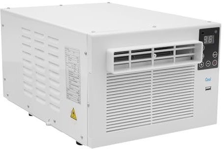 Enfriador de aire eléctrico con mando a distancia, ahorro de energía, aire acondicionado semiconductor (2000 W de potencia durante 8 horas), pequeño acondicionador de aire para dormitorio, estudio,