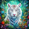 Puzzle 1024 Teile,Puzzle Erwachsene, EIN Herausforderndes Rätsel,Puzzlespiele für Die Ganze Familie,Geschenke für Frauen,Geschenke für Männer,Thema:Weißer Tiger