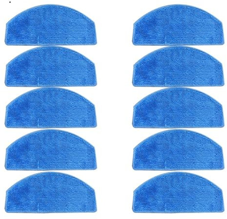 XEDLAMP 4/10 Stück Mopp-Tuch-Pads, Teil, for Tikom, for G8000 Pro/Honiture G20 Staubsauger, trockene und nasse Nutzung, Mopp-Tücher, Pad, Bodenreinigung Roboter-Sauger-Wischpad(10pcs)