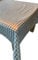 Générique CREADETEX Nappe Vinyle PVC Toile cirée Carreaux Vichy Table guinguette Restaurant (Bleu, 100x140)