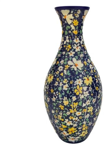 3D-Blumenvasen-Puzzle, kleine Vasen für Blumen, Blumenvasen für Wohnzimmer, einzigartige Regaldekoration, getrocknete Blumenvase, Puzzle-Dekorationen für Wohnzimmer, Schlafzimmer, Arbeitszimmertisch