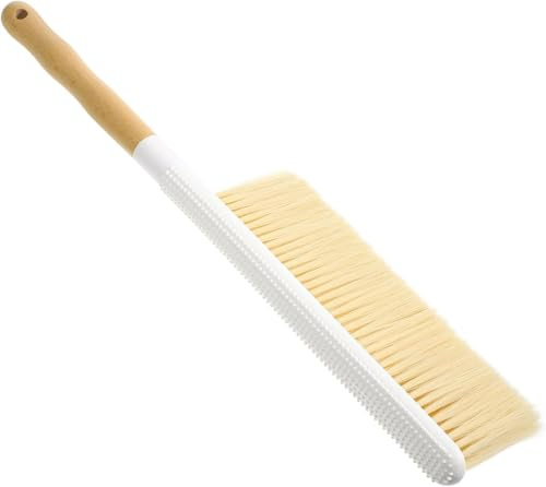 Wooden Duster Brush Handle Hand Broom with Soft Pet Bristles Good Scrubbing Strength and Stains Remove for Household Use for Kitchen Cleaning and Window Dusting Nice processing