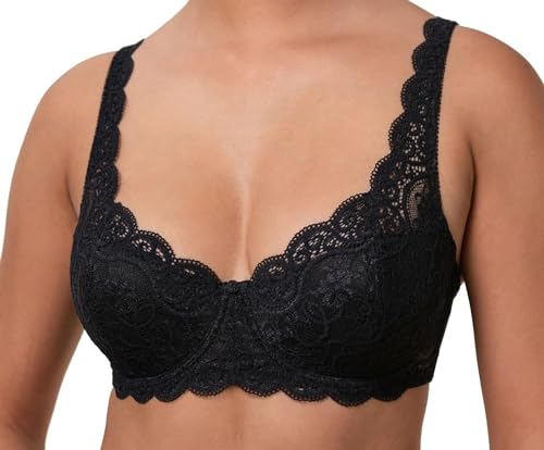 Triumph Womens Amourette 300 Whp X Wired Padded Bra, Black, 32DD UK