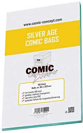 Comic Concept Silver Age Comic Bags (100)