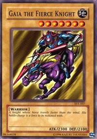 YU-GI-OH! - Gaia The Fierce Knight (SYE-007) - Anime Trading Card - Common - Good - Mehrfarbig - 1 Stück