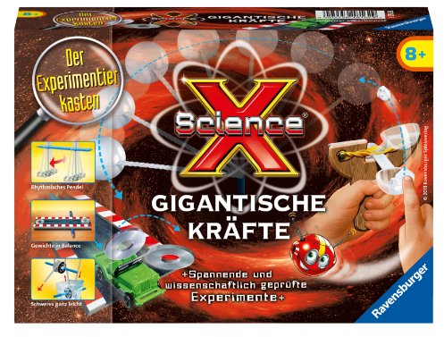 Ravensburger 18162 - Sciencex, Gigantische Kräfte - Experimente