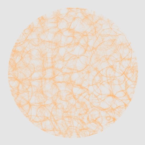 Sizoweb Formen - Platzsets - Tischsets - Dekounterlagen - 12 Stück - 64 (Sizoweb Kreis, Apricot)