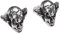 Alchemy Gothic M' Era Luna Böser Clown Paar Ohrringe