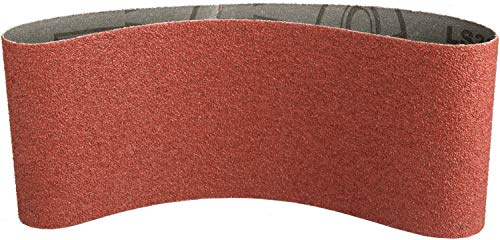 KLINGSPOR Schleifbänder für Handbandschleifer SB-Verpackt LS 309 XH, 105 x 620 mm, 3 Stück, korn 80, 7032