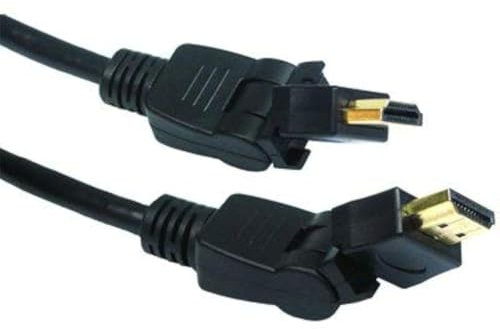 Aptii HDMI v1.4 Gold Cable Rotate & Swivel Right Angle 2m