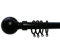 Emma Barclay Gardinenstangen Teleskop Metall 1,2 bis 2,1 m schwarz, 120-210cm