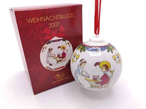 Hutschenreuther Porzellankugel Weihnachtskugel 2007 OVP