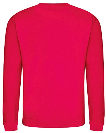 AWDis Men's Sweat Sweatshirt, Red (Cranberry), X-Small