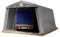 TOOLPORT Tenda Garage Premium 3,3 x 4,8 m Grigio con Telo da PVC 500 N, Telaio Stabile in Acciaio, Garage per Moto