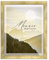 BIRAPA Monaco Bilderrahmen 21x29,7 cm (DIN A4) Gold Antik - Bilderrahmen Metall Optik, Alu Gebürstet Rahmen, Posterrahmen, Wechselrahmen