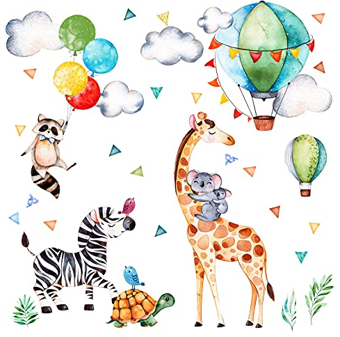 Little Deco Safari Party Giraffe Zebra Luftballons DL214-14