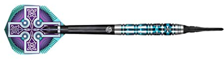 Shot Soft Darts Celt Boudicca 90% Tungsten Softtip Darts Softdart Dartpfeile Set mit Schäften und Flights Made in Neuseeland (20 Gramm)
