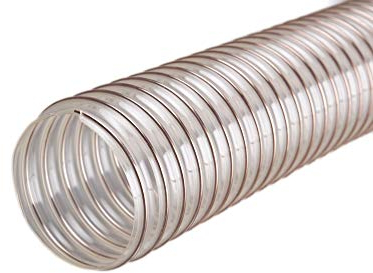 Quarzflex® PU Absaugschlauch Der Alleskönner 0,6 mm Wandstärke/schwer entflammbar/Meterware (40 mm)