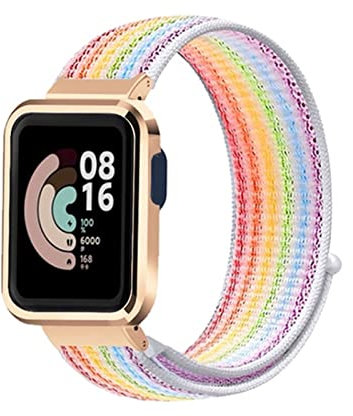 HYKEJJ Nylon Armband für Xiaomi Mi Watch Lite/Redmi Watch, Xiaomi Mi Watch Lite/Redmi Watch Nylon Armbänder Uhrenarmband Sport Ersatzband Kompatibel mit Xiaomi Mi Watch Lite/Redmi Watch (10)