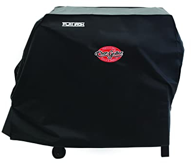 Char-Griller 8175 Flat Iron 2 Burner Outdoor Gas Griddle Grill Cover, Black