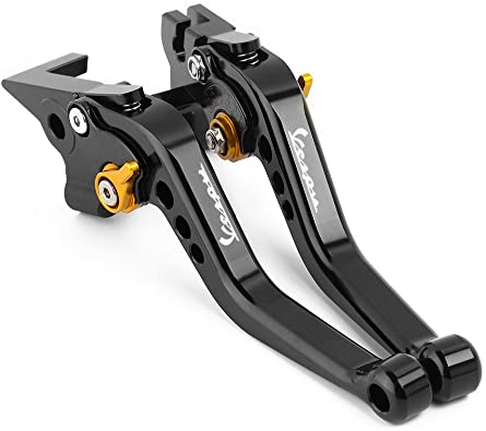 TICSER Griff Bremshebel Für Vespa GTS125 GTS250 GTS 300 Super 2008-2021 Motorrad CNC Verstellbare Kurze Bremskupplungshebel Zubehör (Farbe : B)