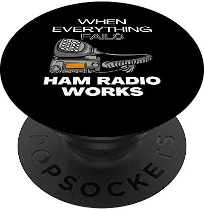 Lustiges Ham Radio Works Design PopSockets mit austauschbarem PopGrip