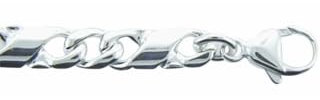 Damen 925 Silber Fantasie Armband 19 cm Ø 5,6 mm