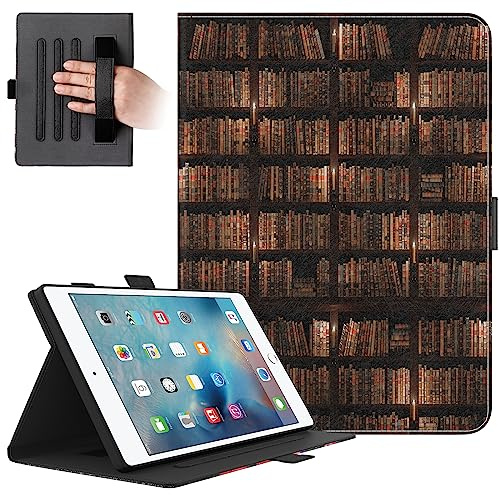 Dteck iPad Mini 5/4/3/2/1 Case 7.9 - Smart Folio Leather Case with [Auto Sleep Wake/Adjustable Viewing Stand Angle] Shockproof Protective Cute Book Cover for iPad Mini 5th/4th Generation (Bookshelf)