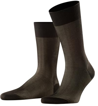 FALKE Herren Fine Shadow Socken Baumwolle atmungsaktiv | mit feiner Rippstruktur