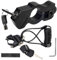 MEIRRAI Lucchetto Casco Moto con Cavo Flessibile in Acciaio, Lucchetto Moto Resistente, Manopola per Manubrio Moto, Antifurto per Scooter