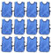 HERCHR 12 Stück Scrimmage-Trainingswesten Pinnies Scrimmage-Westen Für Kinder, Jugendliche Und Erwachsene Sport Pinnies Übungsweste Pennies