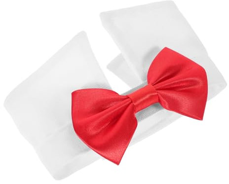 minkissy Hunde-Halsband Mit Verstellbarem Fliegen-Design Für Kleine Haustiere Für Partys Hochzeiten Und Festliche Anlässe Aus Atmungsaktiver