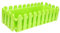 Mipcase Jardinière de clôture en Plastique rectangulaire platelage de Jardin Plantes Pot de Fleurs Jardiniere Plastique Pot de Fleur Plastique bonsaï d'intérieur Vase Vert coloré récipient