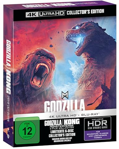 Godzilla Kong Monsterverse limited 5-Film Collection (4K UHD) [Blu-ray]